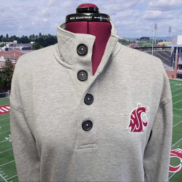 Champion Washington State Cougars WSU Pullover Sweatshirt Womens Size Small - Picture 4 of 16